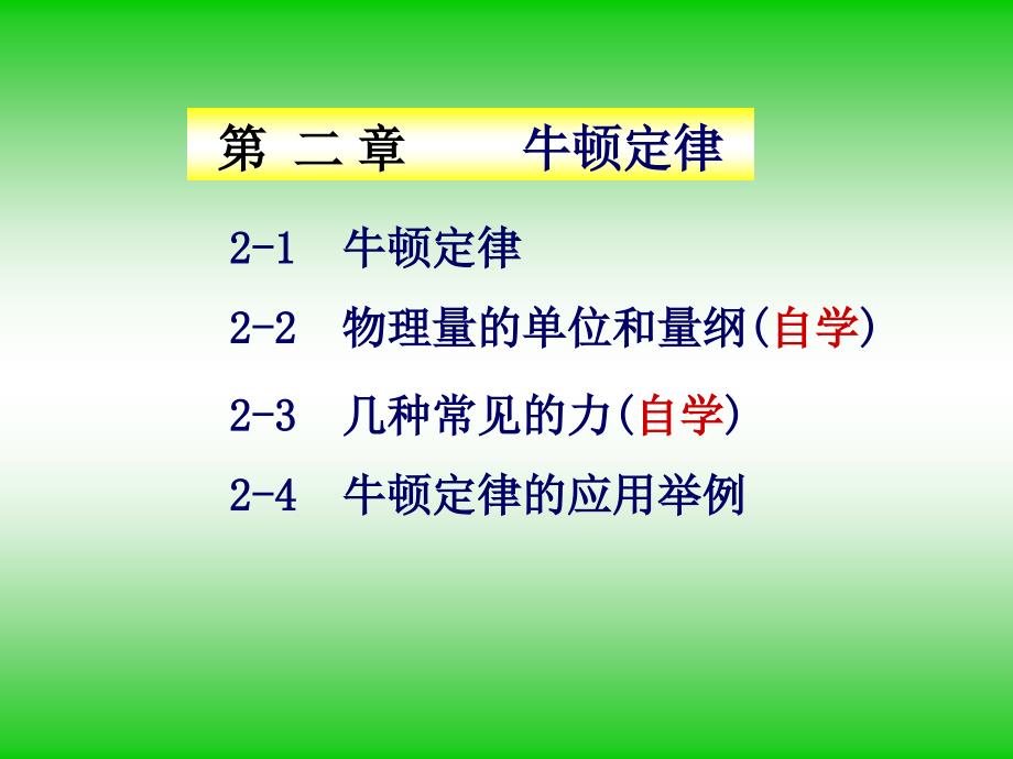 大学课程教学课件PPT牛顿定律_第2页