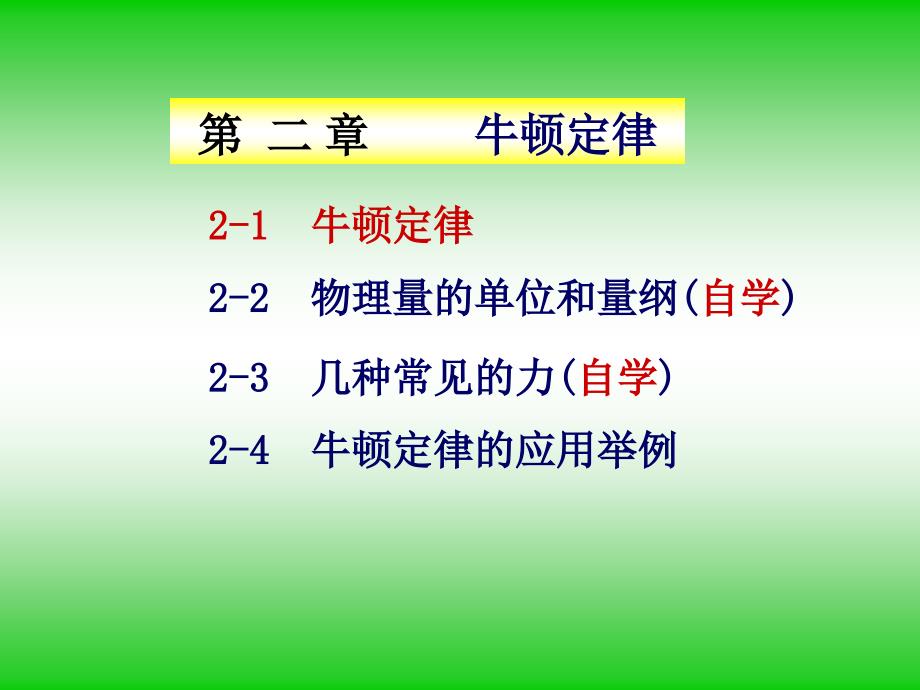 大学课程教学课件PPT牛顿定律_第3页