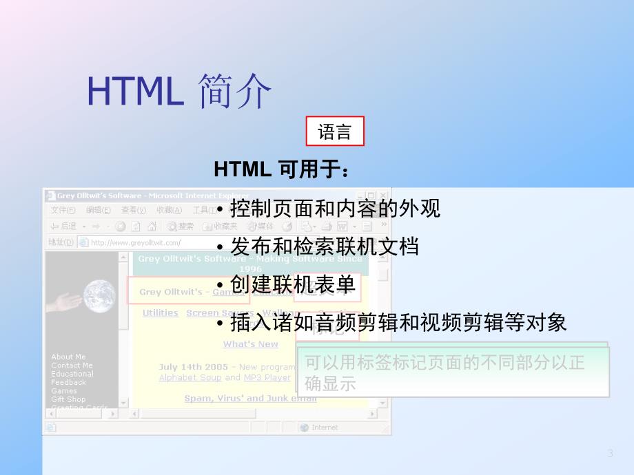 HTML语言基础讲解_第3页