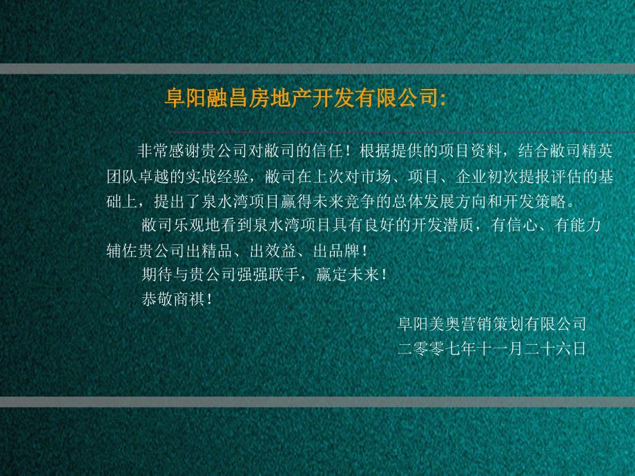 阜阳泉水湾园营销推广策划报告_第2页