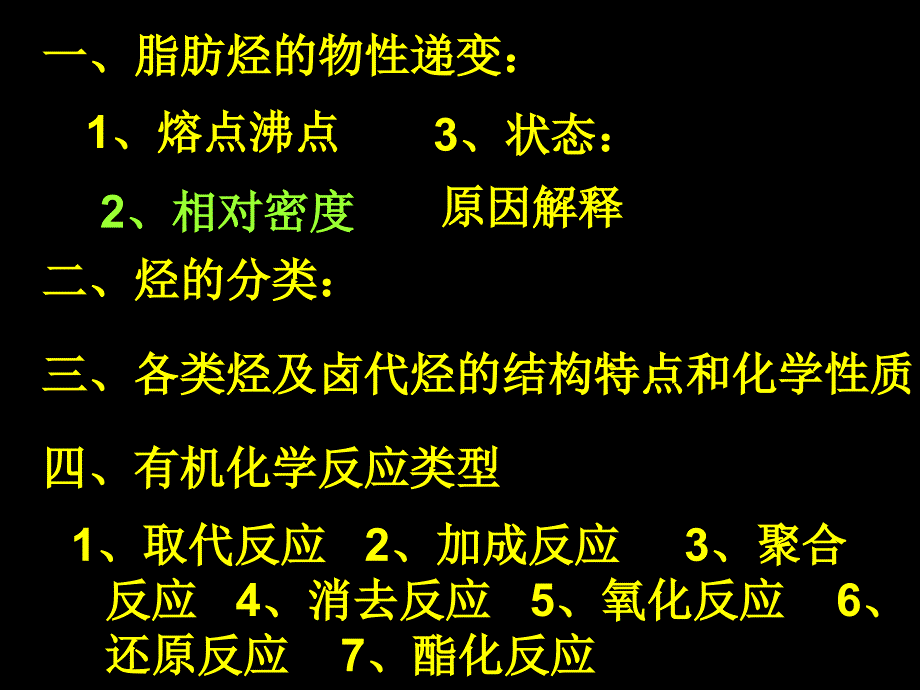 人教版高中化学选修5课件：第二章烃和卤代烃归纳整理_第4页