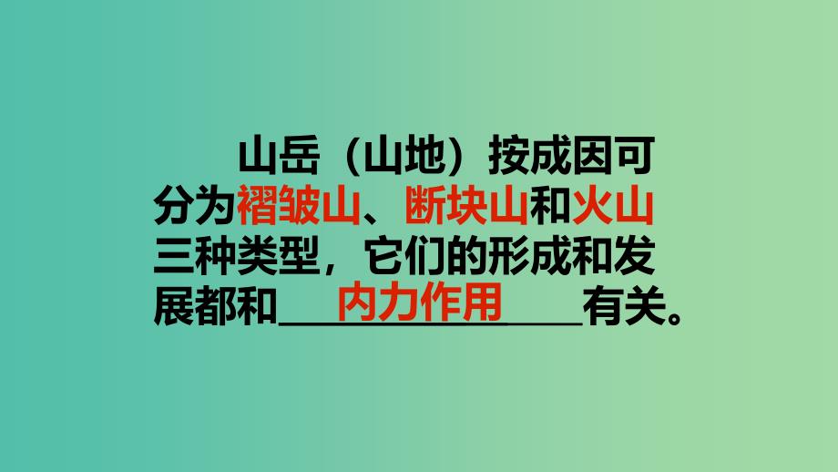 高中地理第四章地表形态的塑造4.2.1山地的形成课件新人教版.ppt_第4页