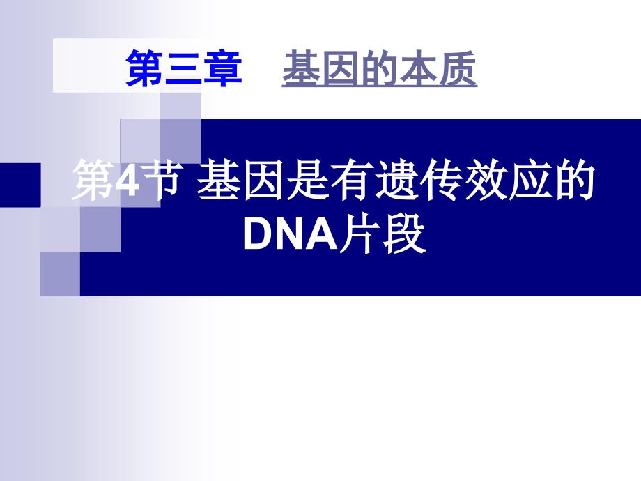 基因是有遗传效应的DNA片段上课用课件.ppt_第1页