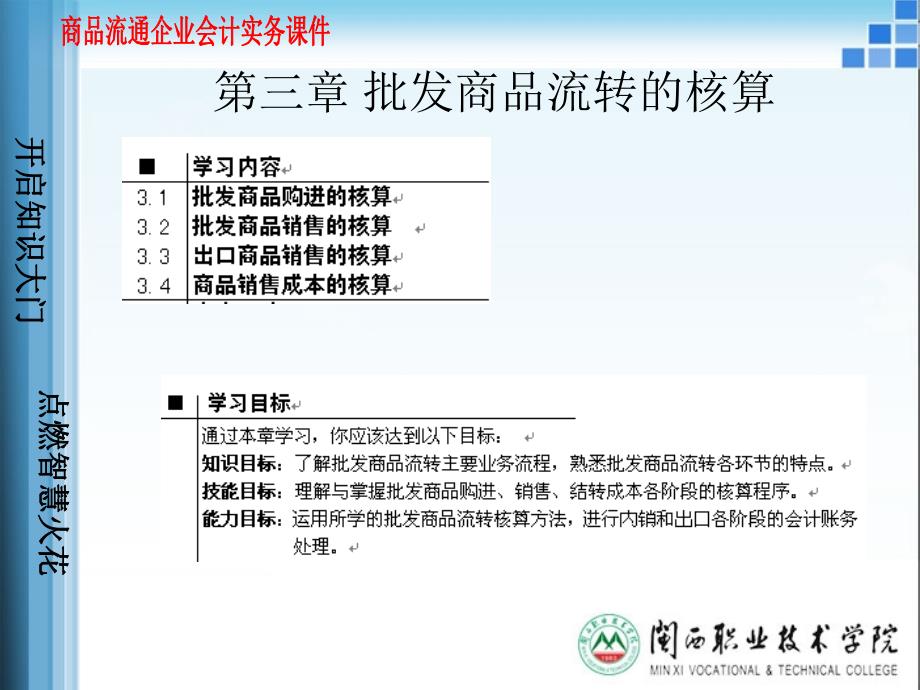 商品流通企业会计批发商品流转核算ppt课件_第1页