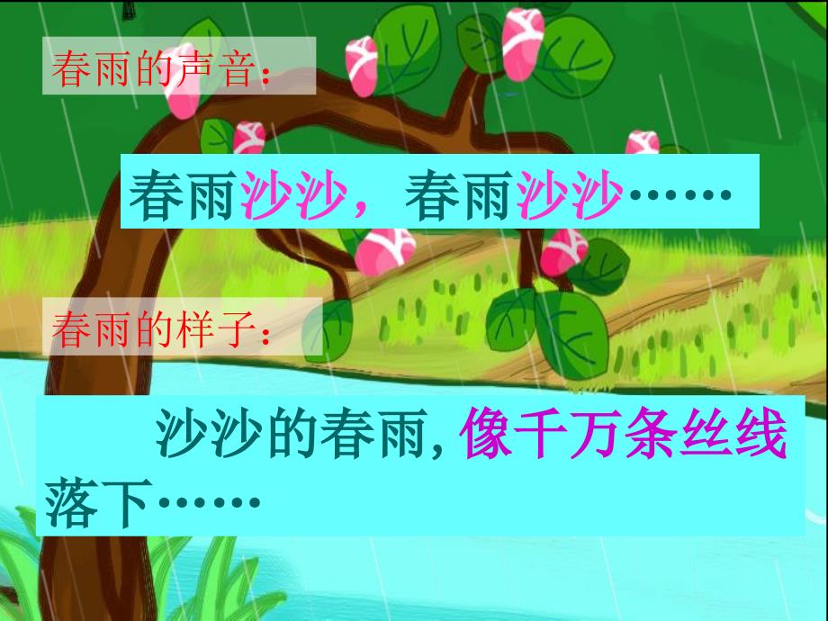 大班散文诗：春雨沙沙_第3页