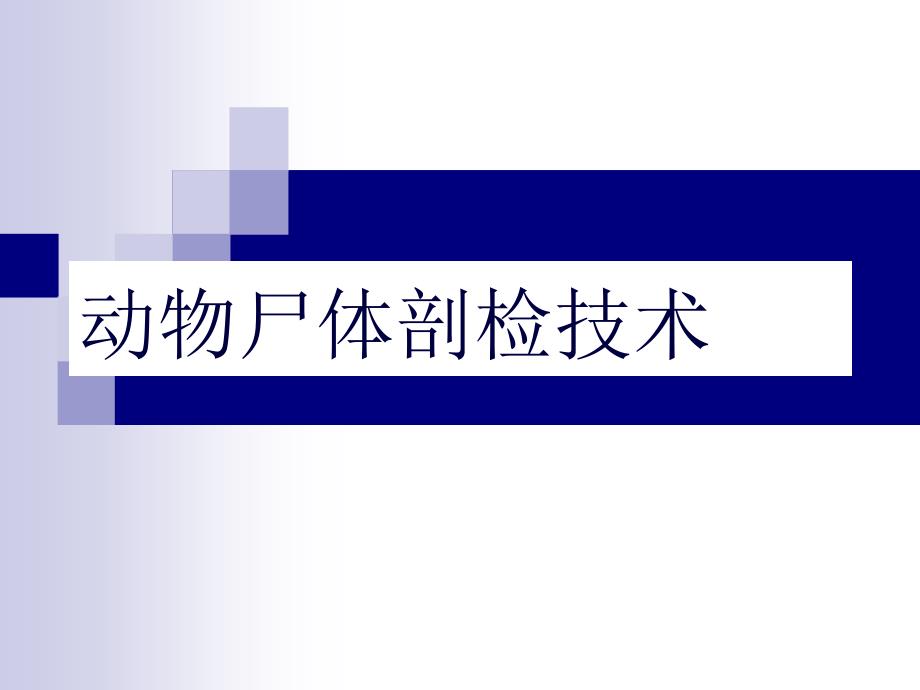 动物尸体剖检工艺(建工)课件_第1页