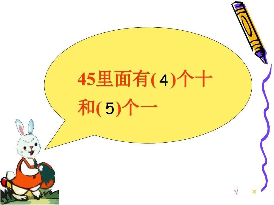 苏教版一年级数学下册整十数加一位数及相应减法PPT课件整十数加一位数及相应减法PPT3_第5页