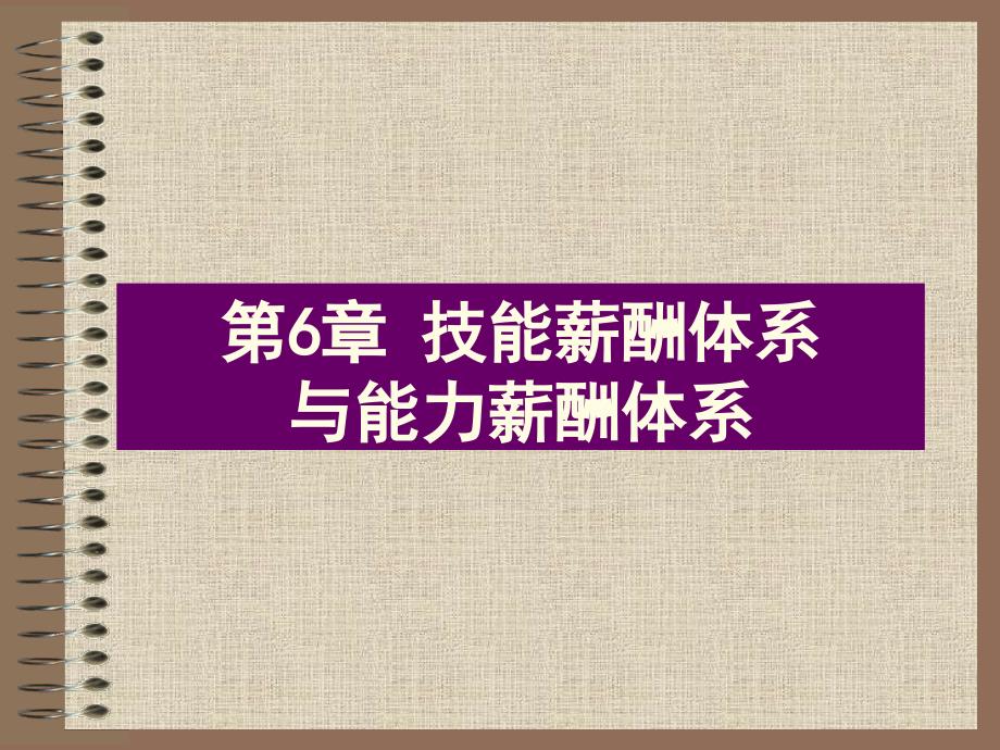 薪酬管理6技能薪酬体系与能力薪酬体系_第1页