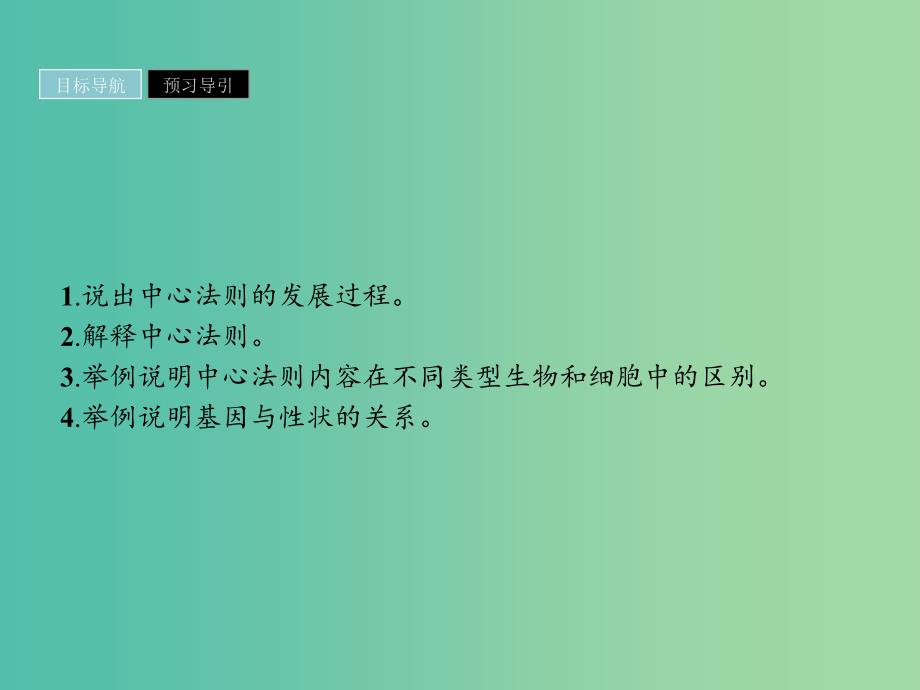 2019高中生物 第4章 基因的表达 4.2 基因对性状的控制课件 新人教版必修1.ppt_第2页