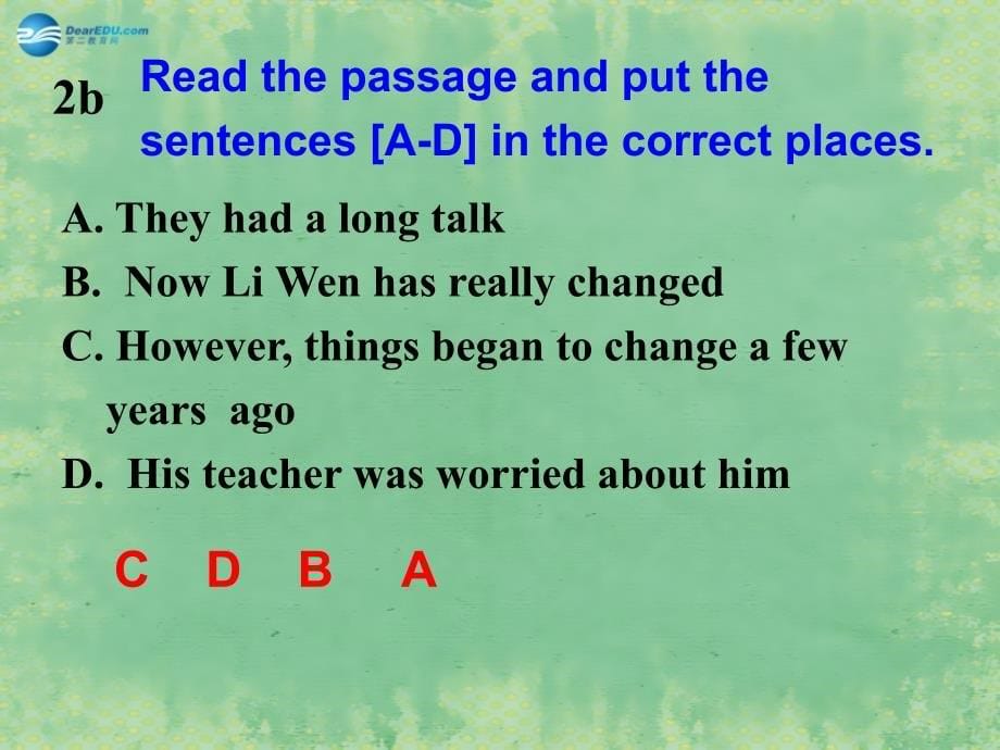 九年级英语全册 Unit 4 I used to be afraid of the dark Section B（2a-2f）(1)课件_第5页