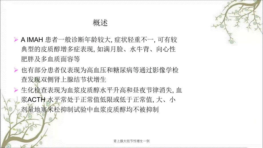 肾上腺大结节性增生一例_第4页