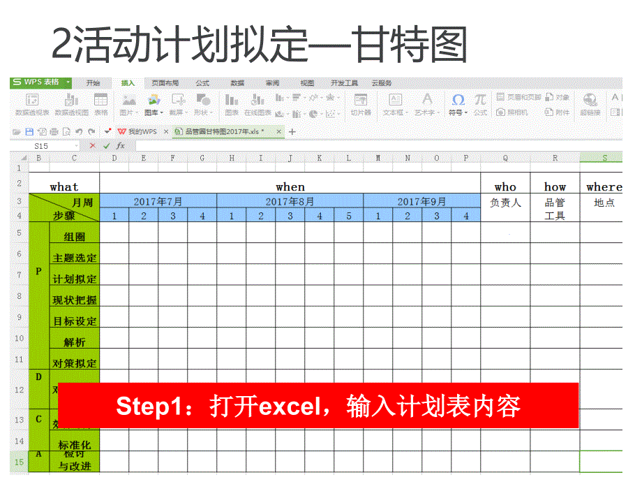 甘特图制作PPT课件_第4页