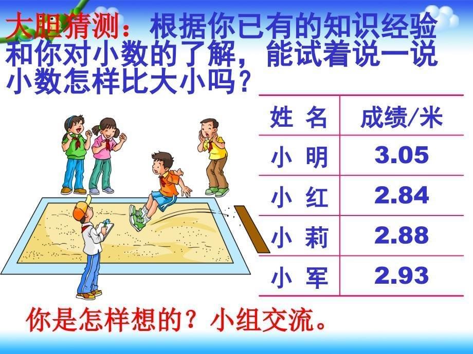 小数的大小比较PPT课件(新课标人教版数学四年级下册教材第60页)_第5页