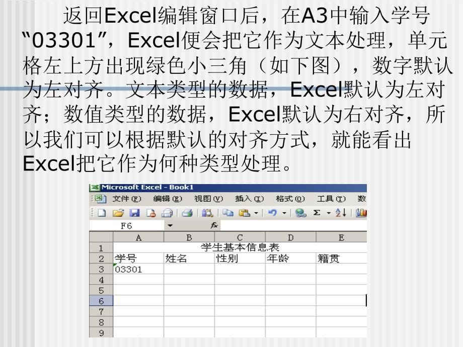 使用EXCEL制作学生基本信息表.ppt_第5页