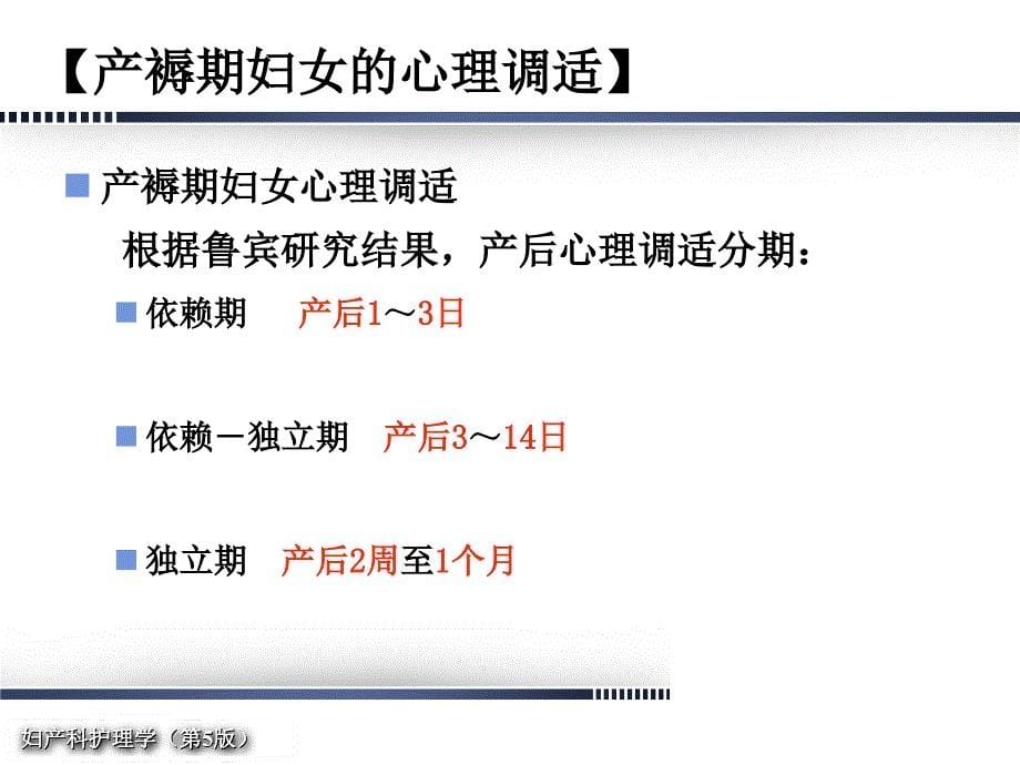 妇产科护理学第一章产褥期管理_第5页