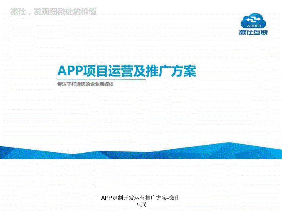 APP定制开发运营推广方案微仕互联课件_第2页