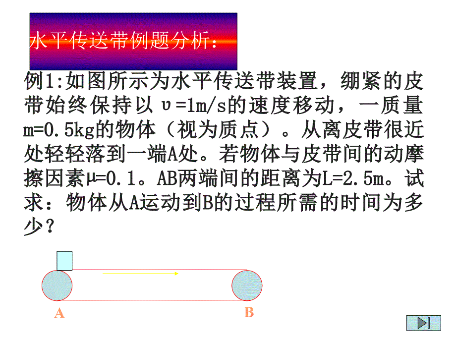 应用牛顿第二定律解传送带问题_第4页