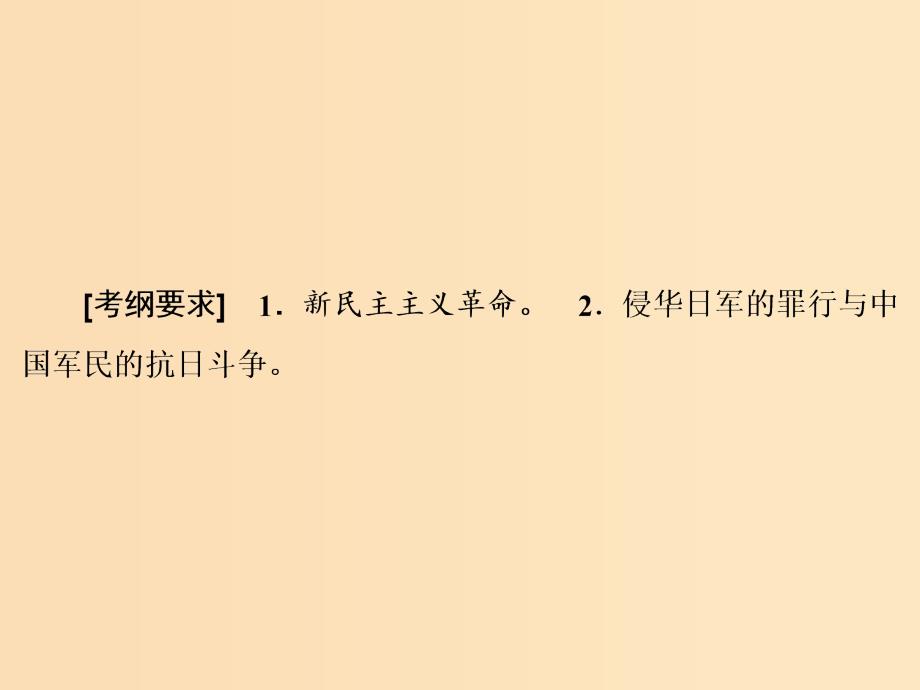 2019版高考历史大一轮复习 必考部分 第三单元 近代中国反侵略、求民主的潮流 第10讲 新民主主义革命（下）课件 新人教版.ppt_第3页