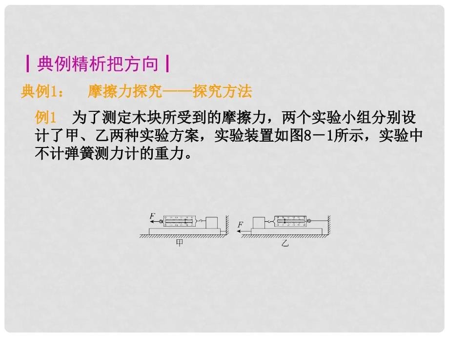 中考物理 八下 第8章 运动和力复习课件 （新版）新人教版_第5页