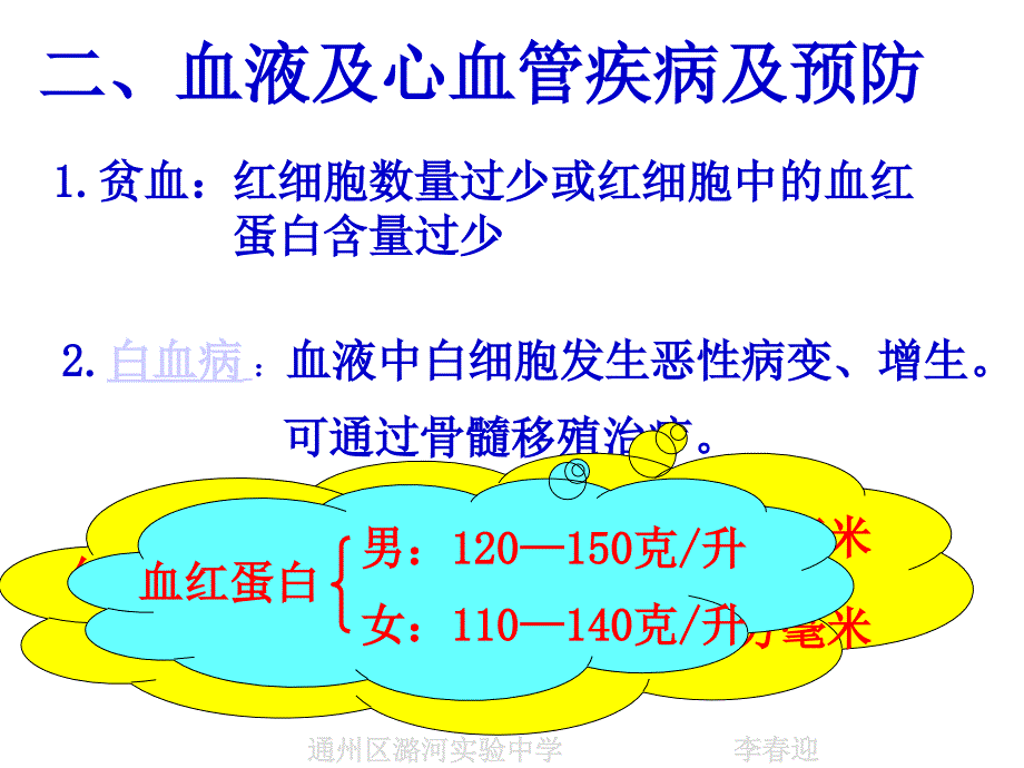 血液及心血管疾病及预防 PP课件_第1页