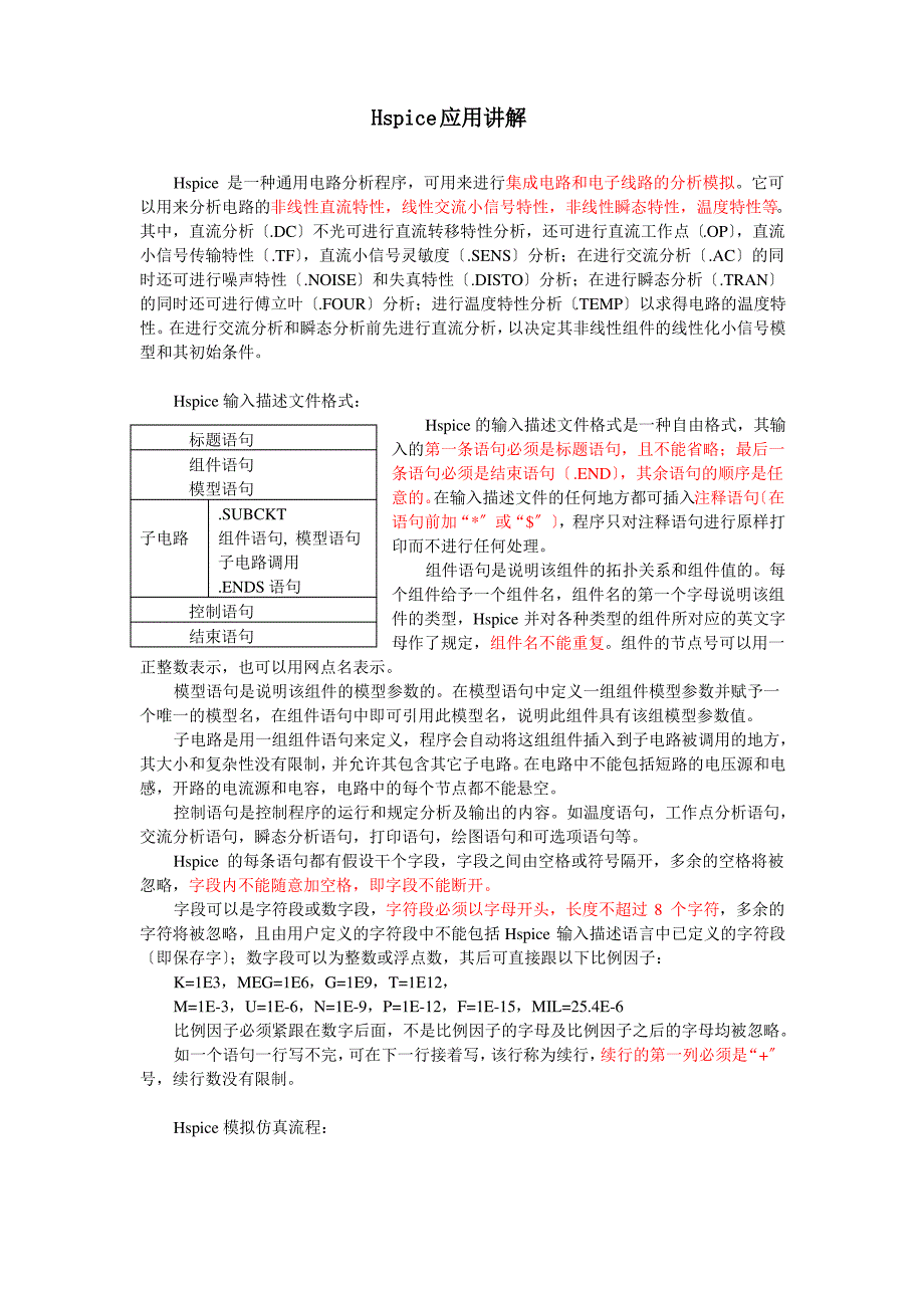 Hspice应用讲解_第1页