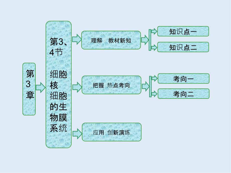 高中生物北师大版必修一课件：第3章 第3、4节 细胞核 细胞的生物膜系统_第1页