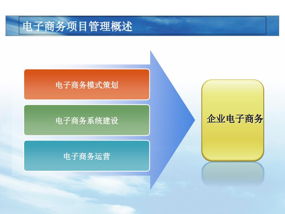 电子商务项目管理电子商务项目的含义与规划厦门大学嘉庚学院_第3页