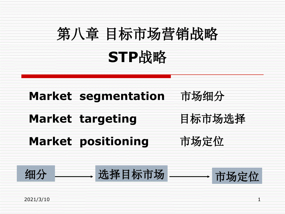 矿大管理学院第八章目标市场营销战略_第1页