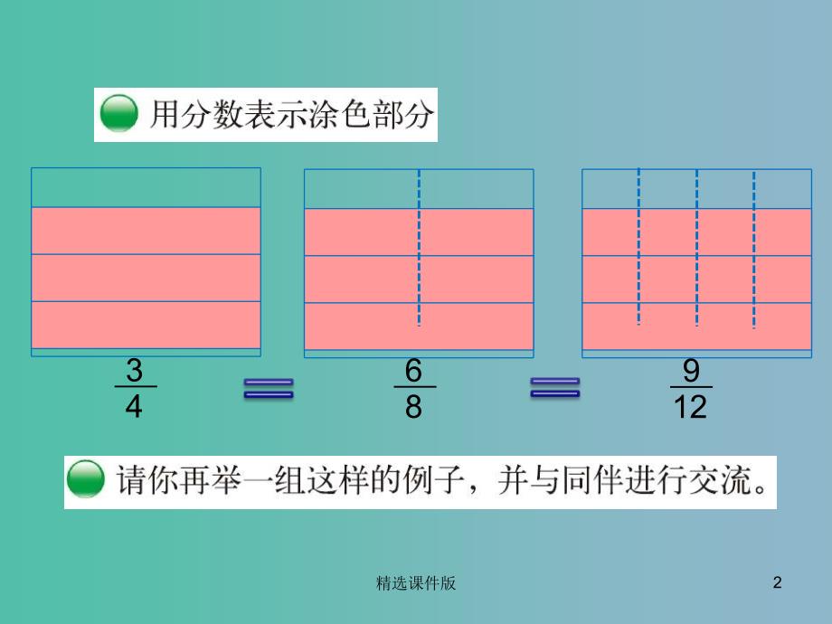 五年级数学上册5.5分数基本性质课件新版北师大版_第2页