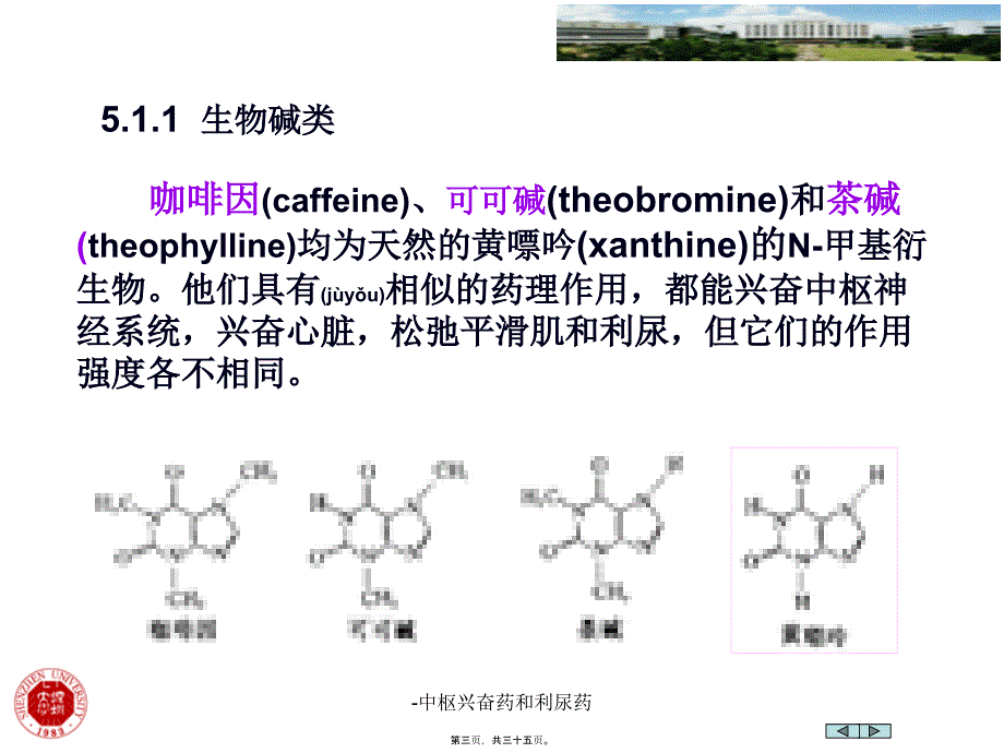 中枢兴奋药和利尿药课件_第3页