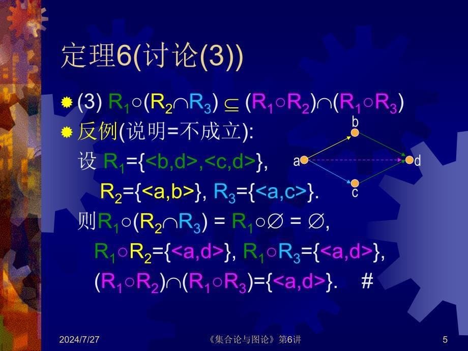 集合论与图论：第6讲 关系表示与关系性质_第5页