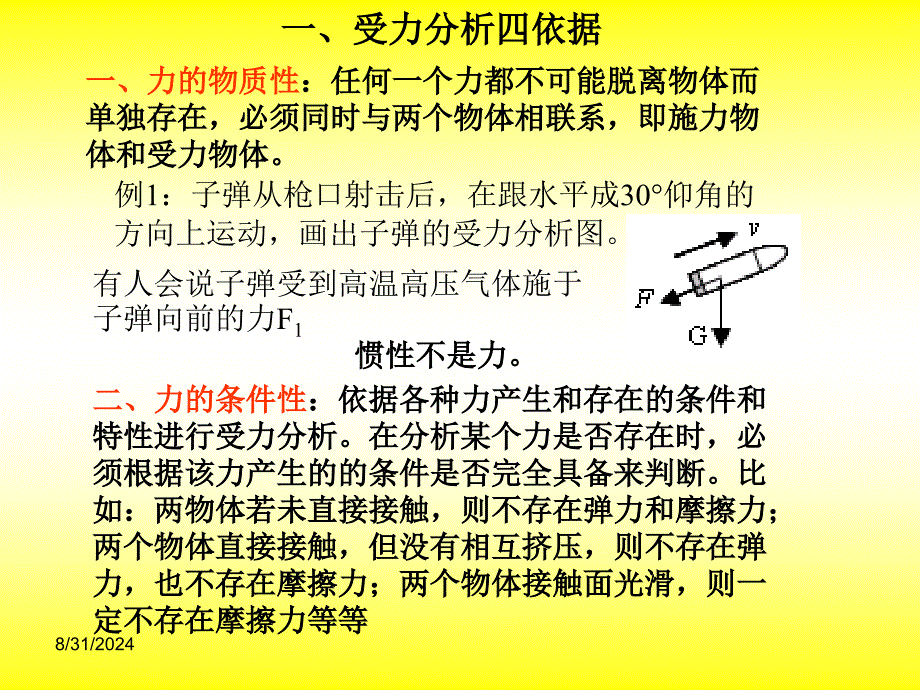 经典受力分析专题ppt课件_第2页