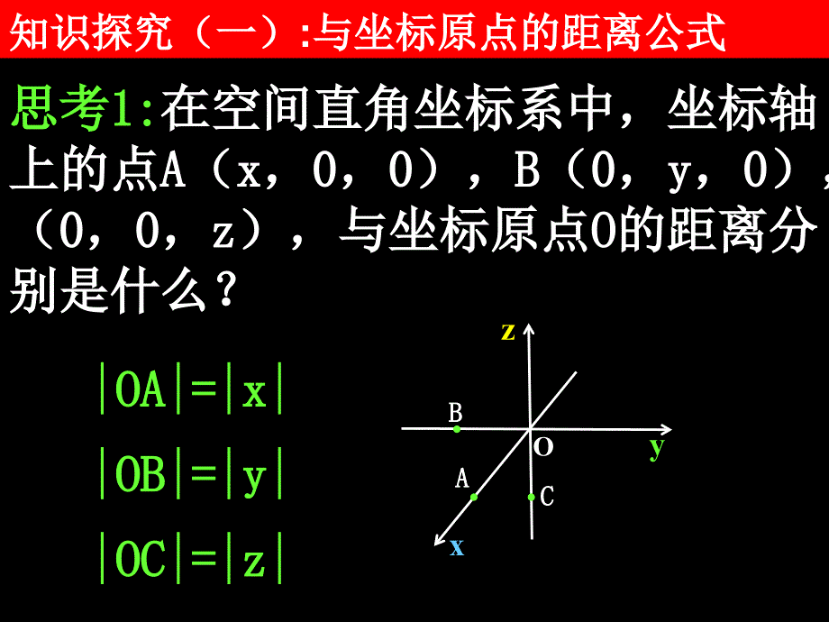 高一数学432空间两点间的距离公式_第4页