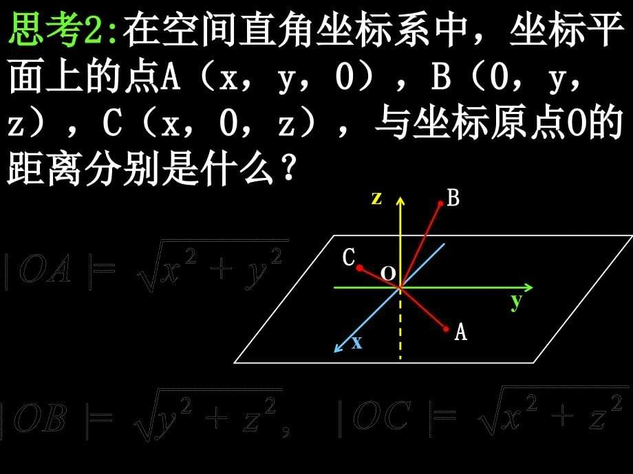 高一数学432空间两点间的距离公式_第5页