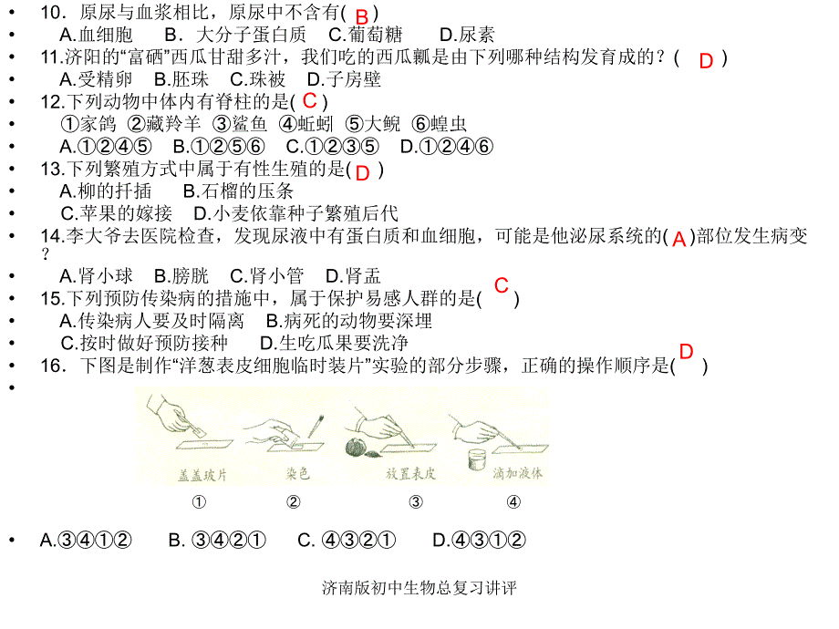 济南版初中生物总复习讲评_第3页