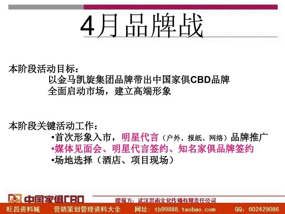 中国家俱CBD活动计划方案_第5页