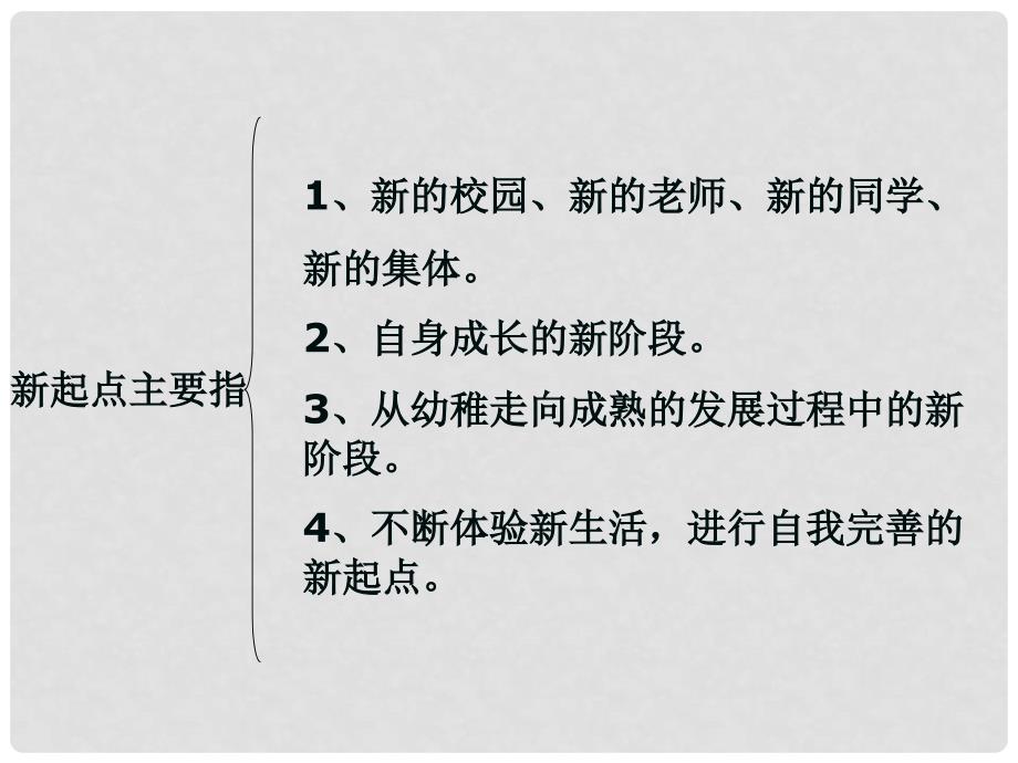 七年级道德与法治上册 第一单元 走进新天地 第一课 新天地 新感觉 第1框 重要的一跳复习课件 人民版_第3页