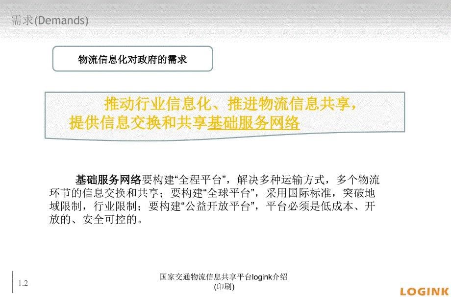 国家交通物流信息共享平台logink介绍(印刷)课件_第5页