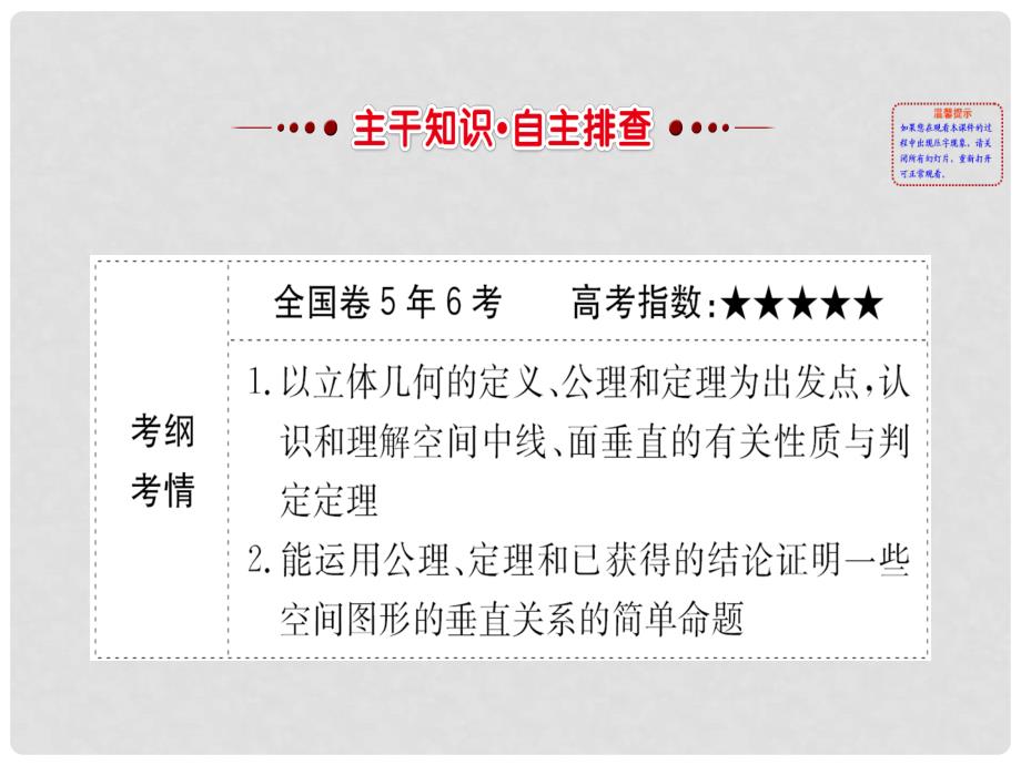 高考数学一轮复习 第七章 立体几何 7.5 直线、平面垂直的判定及其性质课件 理_第2页