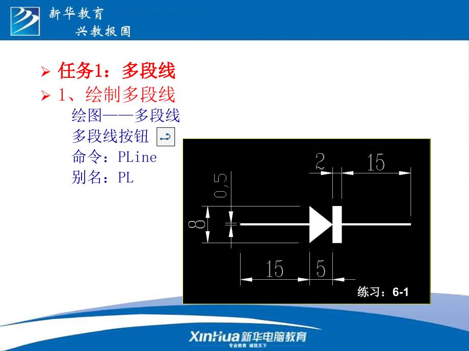 cad第6讲：多段线、矩形、多边形.ppt_第3页