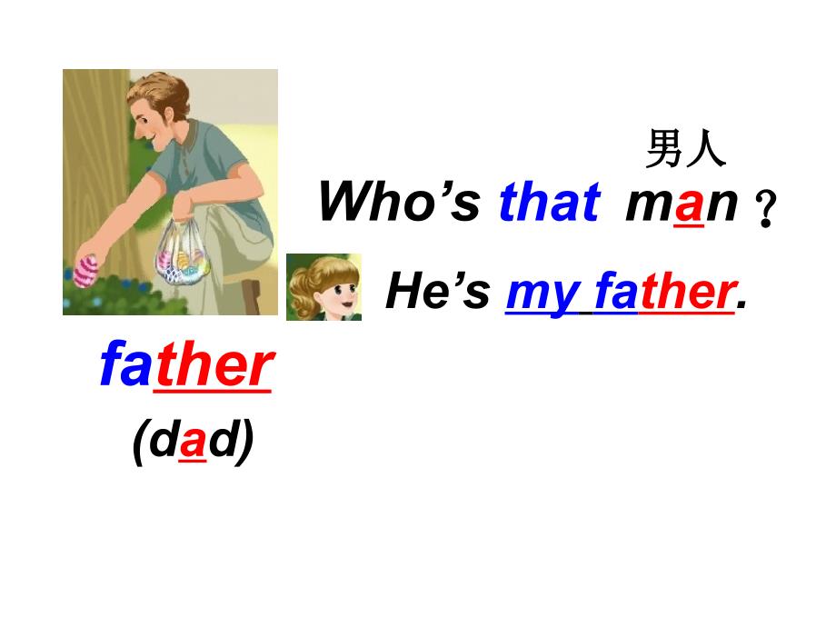 2013新版小学英语三年级下册PEP_Book2_Unit2_My_family_PartA_Let&#39;s_learn课件_第4页