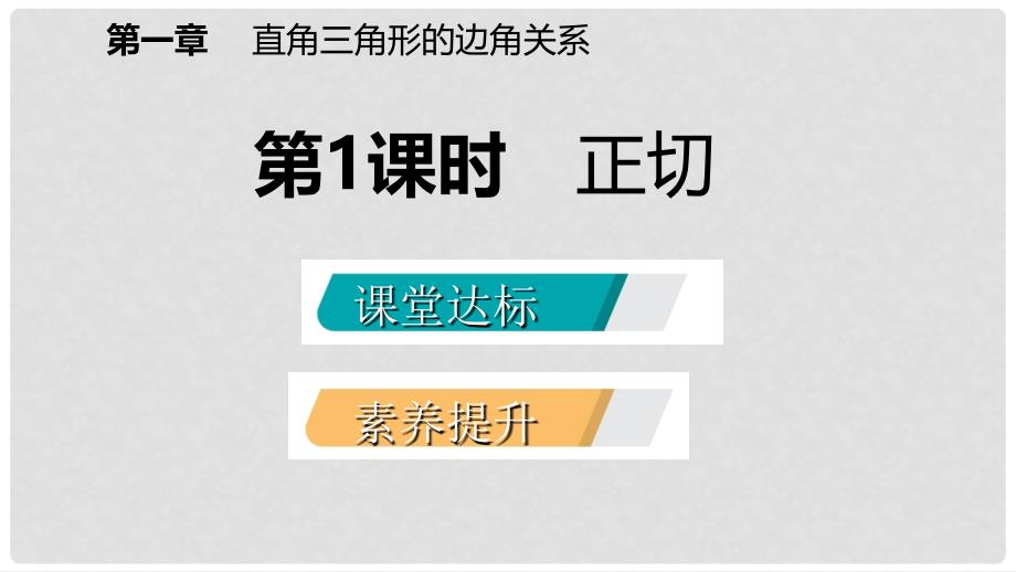 九年级数学下册 第一章 直角三角形的边角关系 1 锐角三角函数 1.1.1 正切课件 （新版）北师大版_第2页