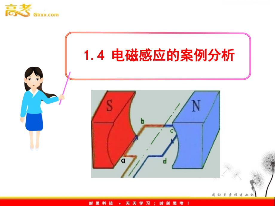 高中物理：1.4《电磁感应的案例分析》课件（人教版选修3－2）_第2页