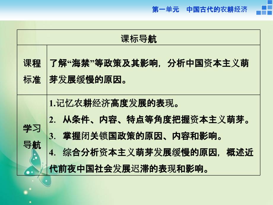 历史岳麓版必修2第一单元第6课近代前夜的发展与迟滞课件_第4页