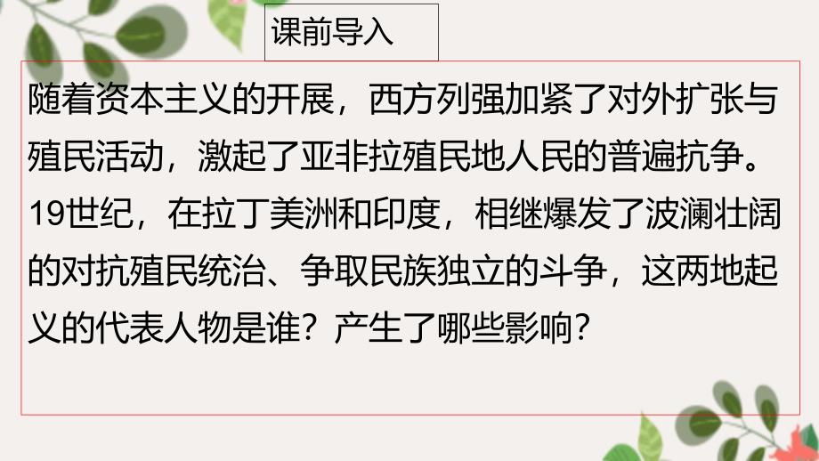 九年级历史下册第1单元殖民地人民的反抗与资本主义制度的扩展第1课殖民地人民的反抗斗争课件3新人教版_第3页