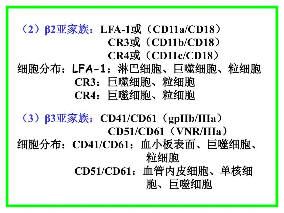 第七章白细胞分化抗原和粘朌分子_第5页