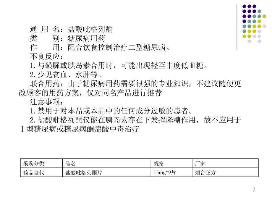 糖尿病用药类用药ppt课件_第4页