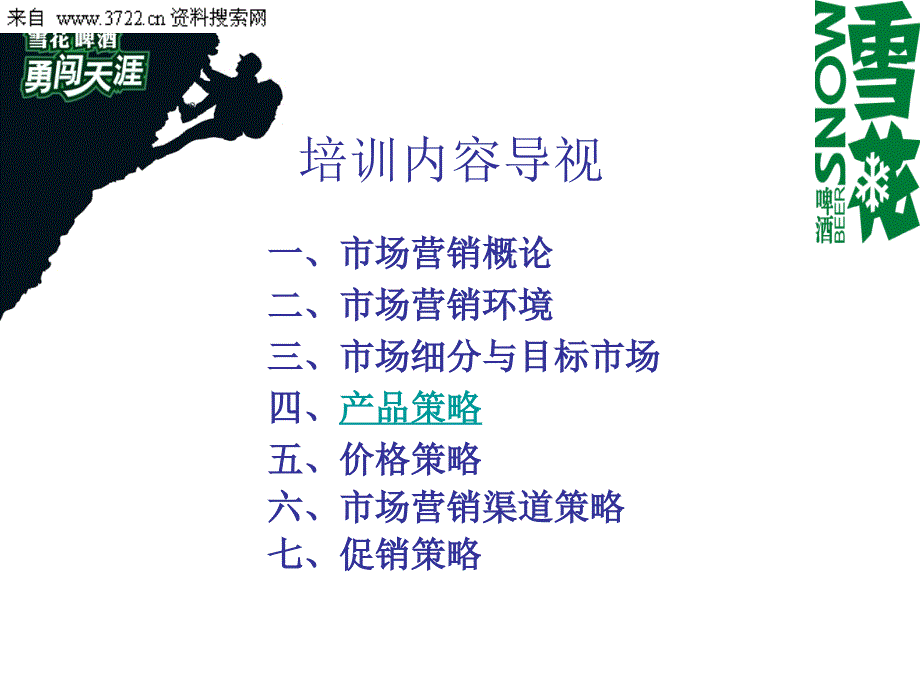 雪花啤酒市场营销基础知识（PPT 94页）_第2页