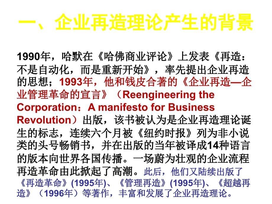 企业再造理论中央党校经济学教研部董艳玲_第5页