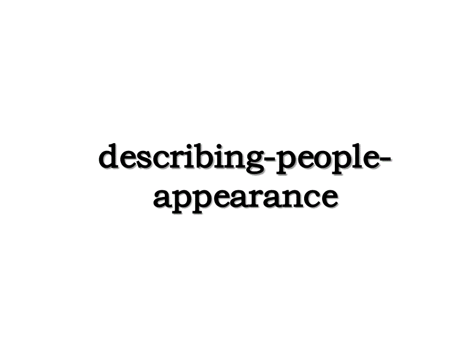 describing-people-appearance_第1页